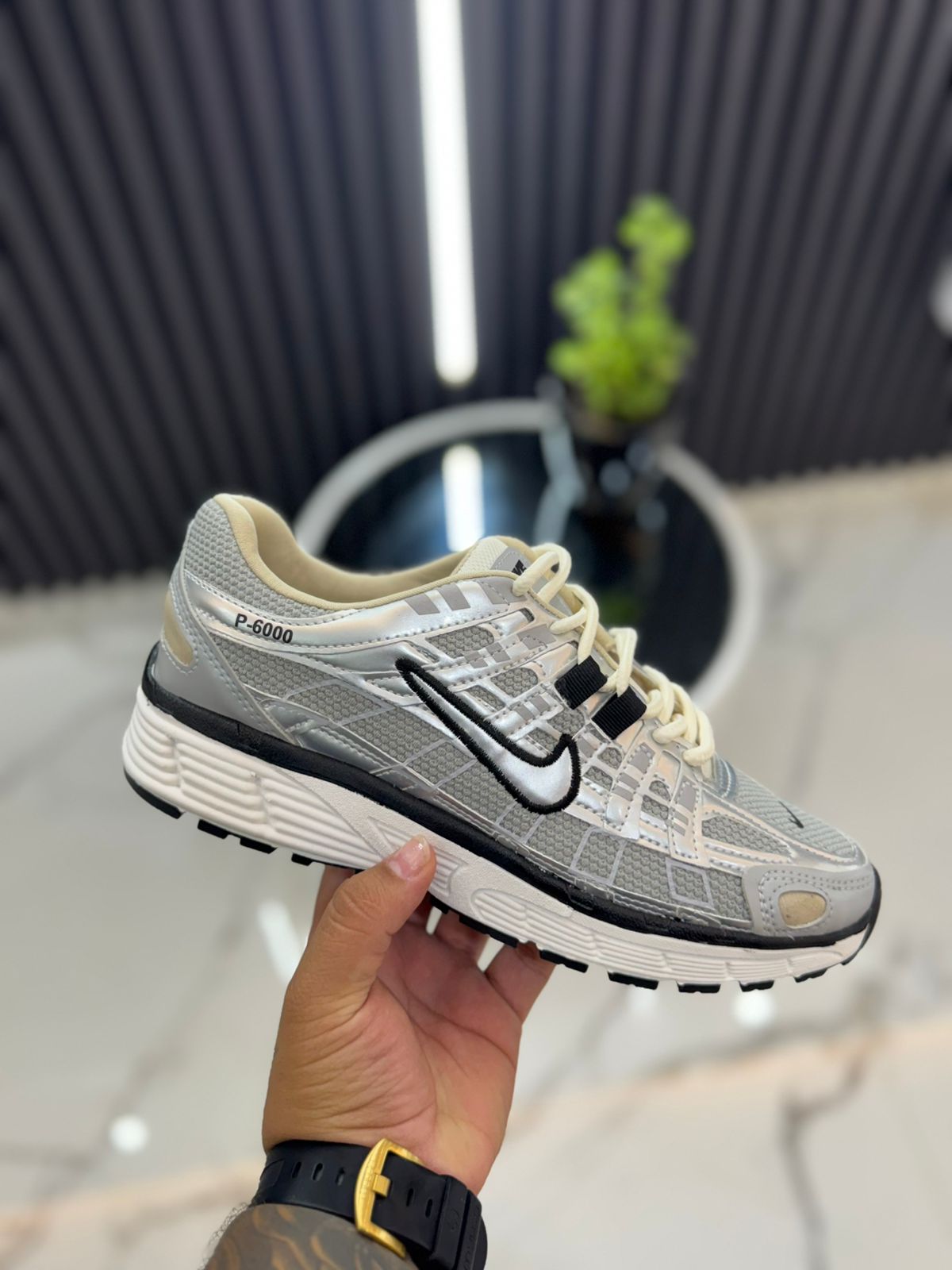 🔥 NIKE P6000 Plateado
